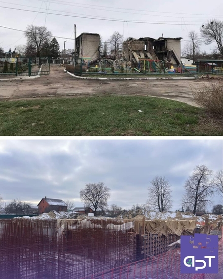 Дошкільна освіта після російської окупації: у Богданівці почали відбудовувати дитсадок